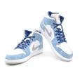 thumbnail image 4 of DN3706-401 N I-K-E Jo r-dan 1 Mid SE French Blue White Hyper Royal Red White (Men's), 4 of 6