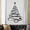 black, variant on TIELUTT Christmas Tree Window Wall Stickers Home Decorations Peel And Stick Wall Decals for Kids Large Wall Stickers Kids Wall Decals for Boys Verse Wall Stickers Broken Glass Wallpaper