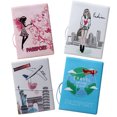 thumbnail image 1 of Travel Passport Holder Cover Wallet Id Card Case with Buckle PU Leather Passport Passport holder and document holder（4pcs）, 1 of 5