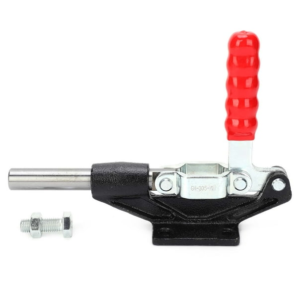 Abrazadera de palanca para soldadura, accesorio horizontal, carrera de empuje, tracción, liberación rápida, herramienta manual GH‑305‑HM