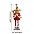 thumbnail image 2 of Extendable Reindeer Doll Christmas Decor Stretchable Santa's Deer Toy For Window Display Mantel Tree Decorations Festive Interactive Party Props For Home, 2 of 5