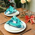 thumbnail image 3 of GZHJMY Dolphin Cloth Napkins Set of 6, Reusable Washable Polyester Dinner Napkins for Family, Restaurant, Wedding, Party Decor 20 x 20 Inch, 3 of 7