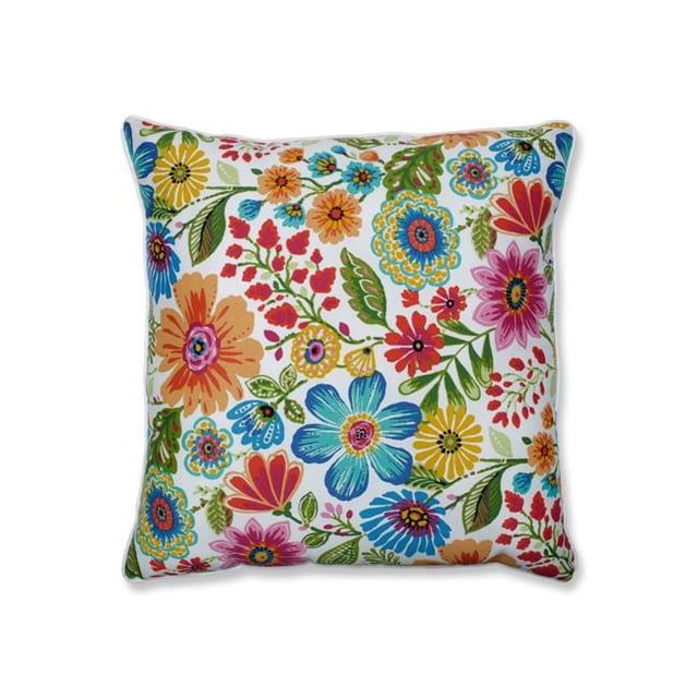 Pillow Perfect 620640 Coussin de Sol 25 Po. Extérieur & Intérieur Gregoire Prima, Bleu