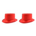 thumbnail image 2 of Sonducket Sombrero de copa, accesorio de Cosplay, suministros multiusos para fiestas, accesorios de barra de tela no tejida, tocados para el Rojo/para niño 2piezas, 2 of 6
