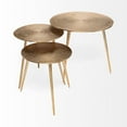 thumbnail image 4 of Mercana Reva III 16.3 x 17 Round Top Gold-Toned Cast Metal Accent Table, 4 of 7