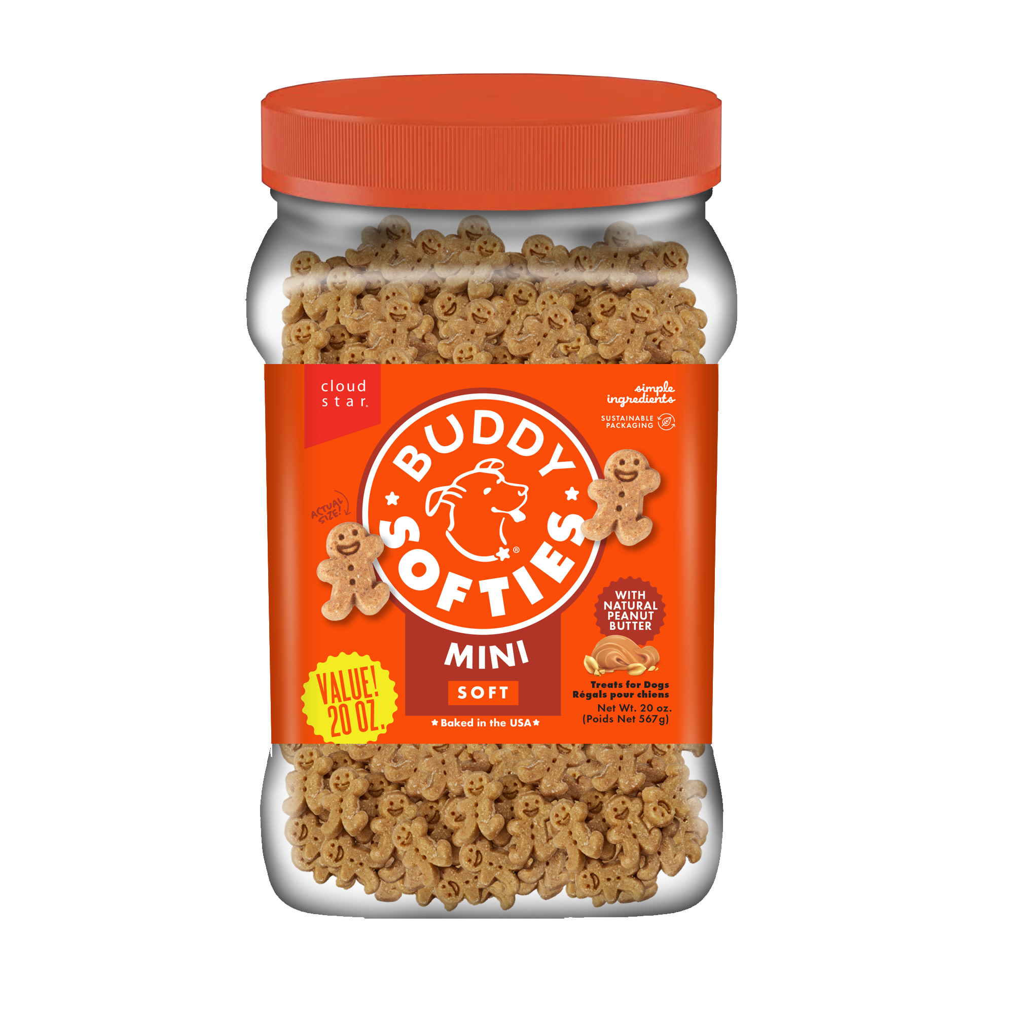 Buddy Biscuits Softies Soft & Chewy Dog Treats, Peanut Butter photo 1