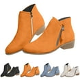 thumbnail image 5 of NOKIO Women'S Fashionable Short Boots Women'S Casual Chic Ankle Boots Minimalist Side Zipper Boots For Women Ankle Boots Short Boots Single Shoes For Ladies Casual Shoes Women'S Designer Short Boots, 5 of 5