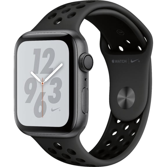Pre-Owned Watch Nike+ Series4 GPS, 44mm Space Gray Aluminum Case with Anthracite/Black Nike Sport Band