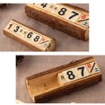 thumbnail image 2 of GOOHOCHY 2PCS Daily Desktop Calendar Wood Perpetual Date Display for Home Office Multi, 2 of 8