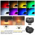 thumbnail image 2 of 2 X Mini USB LED Light Car Interior Atmosphere Ambient Lamp 8-Color Gradients, 2 of 5
