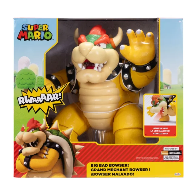 Super Mario Big Bad Bowser Figure – Collectible Action Toy for Kids & Fans