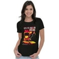 thumbnail image 3 of Cool The Future is Here Muscle Car Womens Slim Fit Graphic Tee Brisco Brands L, 3 of 5