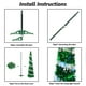 thumbnail image 4 of Árbol de Navidad Orgrimmar, plegable, 1,5 m, con luz LED, 100 LED, 4 of 5