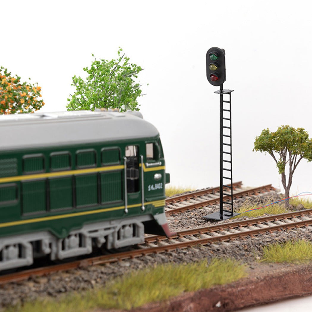 3 Model Cars Track N Illuminated LED for Model Railways 12-16V Railway Goods 
