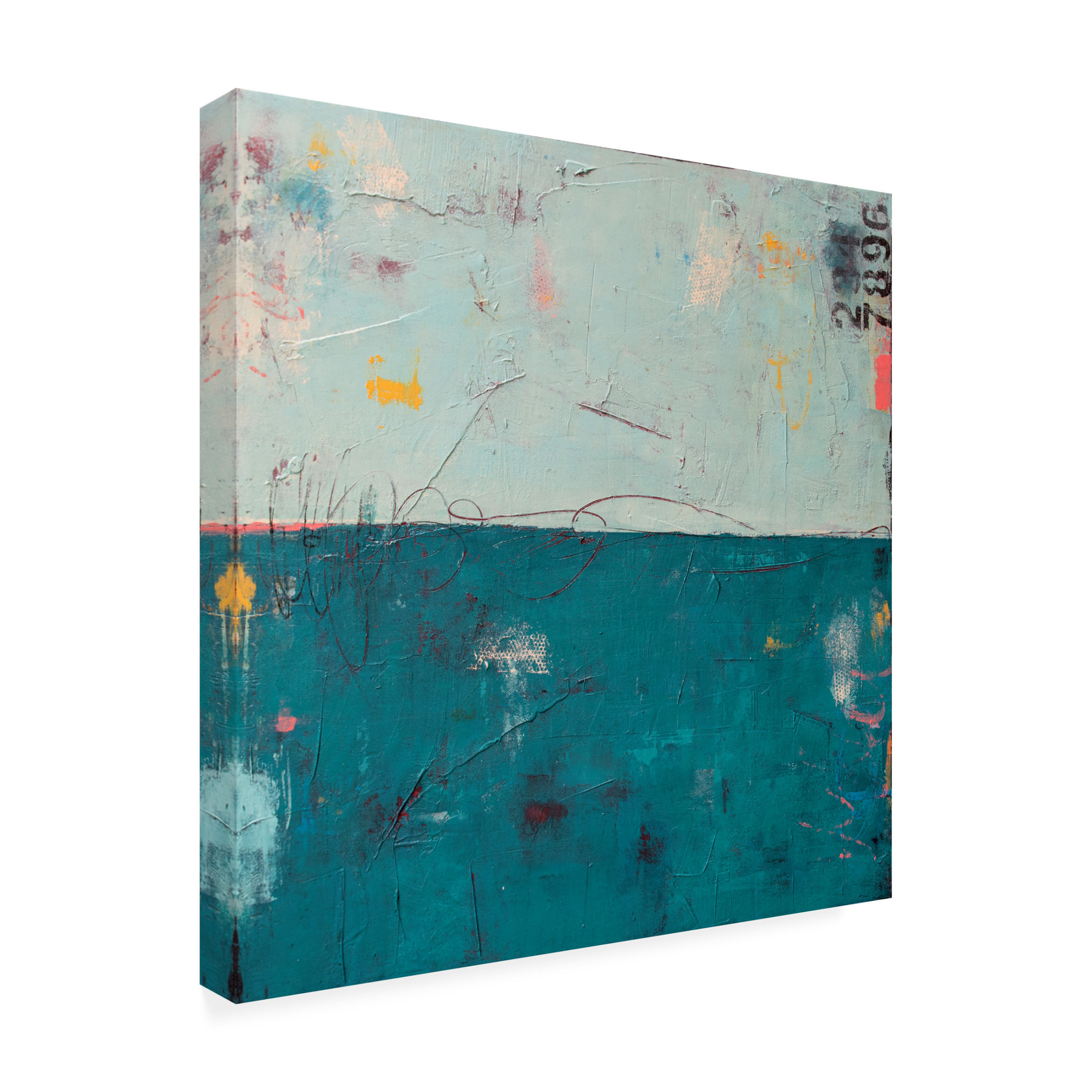 Trademark Fine Art Erin Ashley Blue Bay Hideaway Canvas Wall Art
