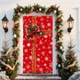 thumbnail image 5 of Cortina navideña de casa de jengibre para puerta | Cortina navideña para decoración de pared | 90 x 180 cm, poliéster, ideal para fiestas, 5 of 5