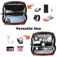 thumbnail image 6 of Seven Starred Ladybird Cable Organizer Waterproof Oxford Cloth Travel Case, PC Case, Cable Organizer Bag, Cable Organizer Desk, Electronic Digital Products Storage Case 5.9x9.44x3.14 in, 6 of 6
