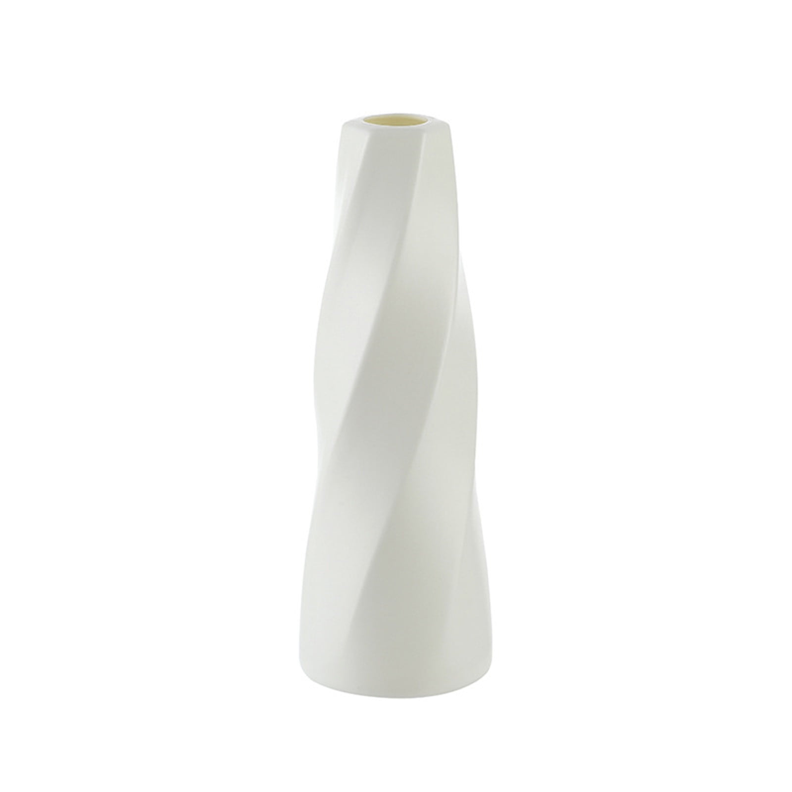 Nordic Flower Vase Decor Home Plastic Vase Imitation Pots Ceramic Flower N6F3 