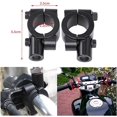 thumbnail image 4 of Lamp Bracket 1pcs Mount Brackets Clamps Mirror Mount Clamp Rear View Mirror Holder Motorcycle Bike Handlebar Mirror Adaptor 8mm 10mm Durable and Practical Workmanship (Color : Silver 10mm), 4 of 4