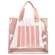 thumbnail image 4 of Bolsa de compras transparente de PVC para mujer a la moda, grande de retazos (rosa) Ehuebsd Para Estrenar, 4 of 9