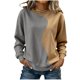 thumbnail image 3 of TaTaai Long Sleeve Printed Sweatshirt Women, Oversized Loose Fit Pullover, Round Neck Casual Top, Lightweight Soft Hoodless Fashion Wear Gift, 3 of 5