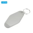 thumbnail image 3 of Unique Bargains Vintage Motel Keychain Blank Hotel Keychains Rhombus Retro Key Tag, Gray, 16 Pack, 3 of 7