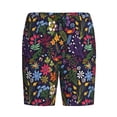thumbnail image 4 of Wukai Flowers And Birds Men’s Short Pajama Pants With Pockets Soft Sleep Pj Shorts for Men-X-Large, 4 of 6