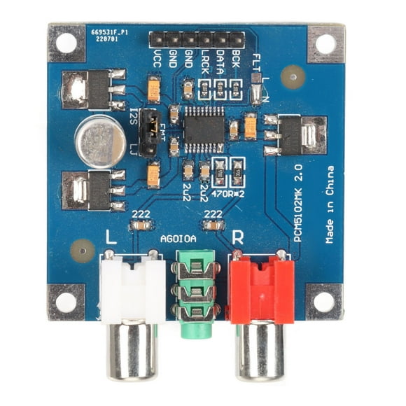 DAC Decoder Board,DAC Decoder Board I2S DAC Module SDAC Decoder Module True to Its Promise