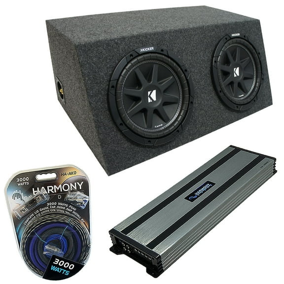 Universal Car Stereo Hatchback Sealed Dual 15 Kicker Comp C15 Sub Box HA-A1500.1