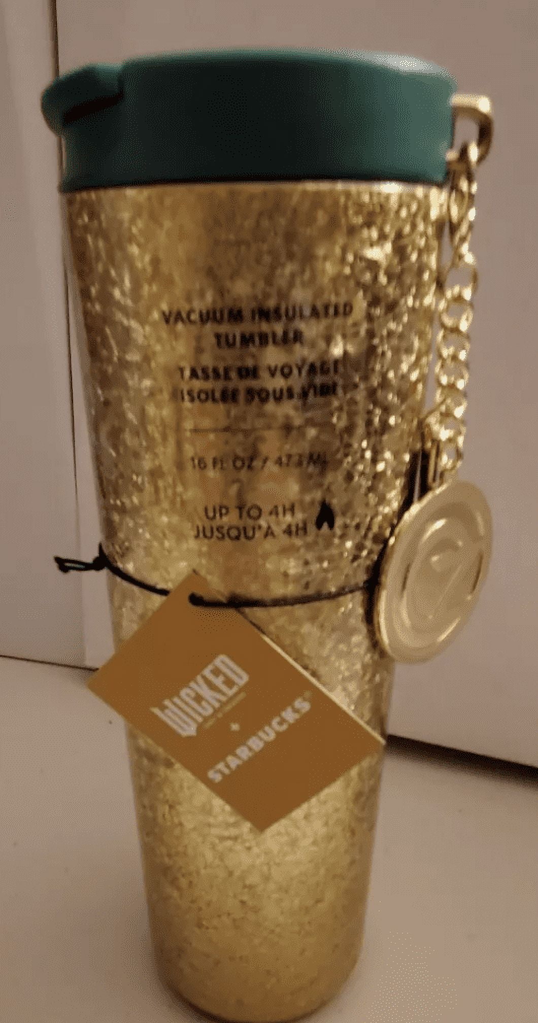 【新品・送料込】Wicked & Starbucks ゴールド　水筒 Wicked Starbucks Stainless Steel Vacuum Sealed Tumbler Gold