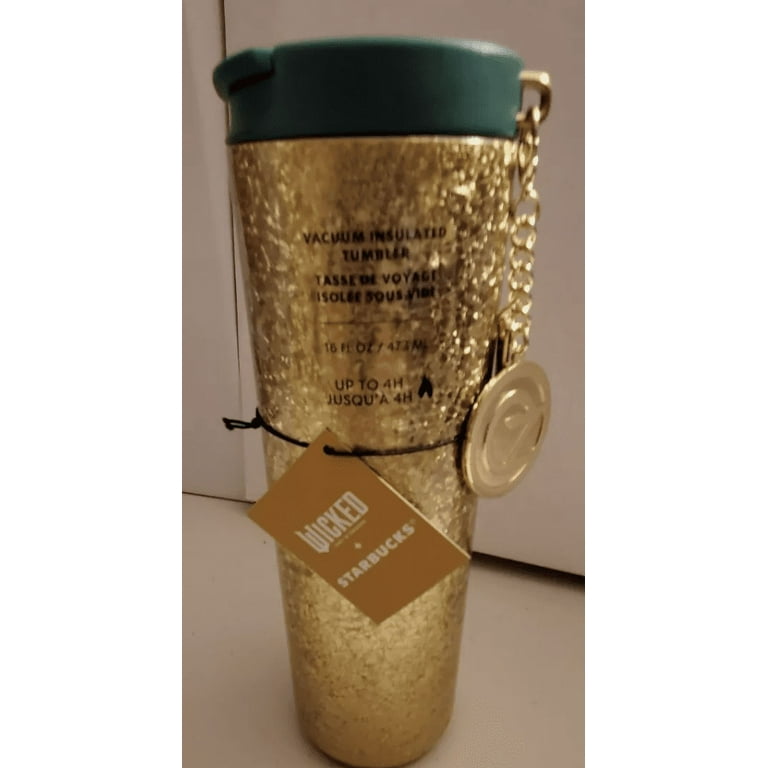 Wicked Starbucks Stainless Steel Vacuum Sealed Tumbler Gold