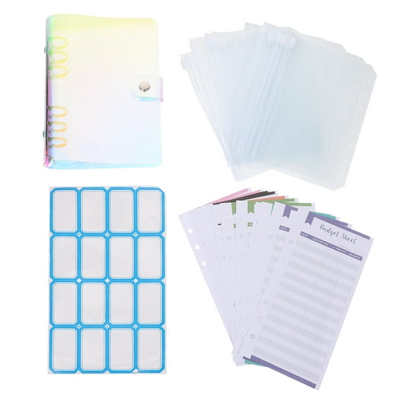 WHAMVOX Hand Account Book Assorted Color 1 Set Cash Management Notepad 7.7X4.9In
