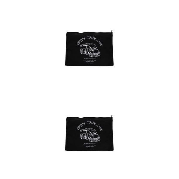 Injueey Bolsa de almacenamiento de maquillaje Diseño simple Líneas de arte Organizador de artículos de tocador Estudiantes diario Paquete de Type1 NO1 Injueey CBP347659