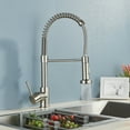 thumbnail image 6 of Senlesen Kitchen Sink Faucet Brushed Nickel Pull-Down Single Handle Tap, 6 of 10