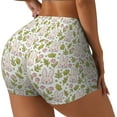 thumbnail image 2 of Fotbe Cute Rabbit Seamless Shorts, Womens Workout Shorts High Waist Stretch Booty Short for Gym/Yoga/Running/Biking-Small, 2 of 9