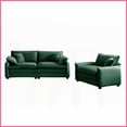 thumbnail image 6 of Modern Retro 2-Piece Corduroy Sofa Set – Single & 2-Seater for Small Living Rooms, Apartments, 6 of 17