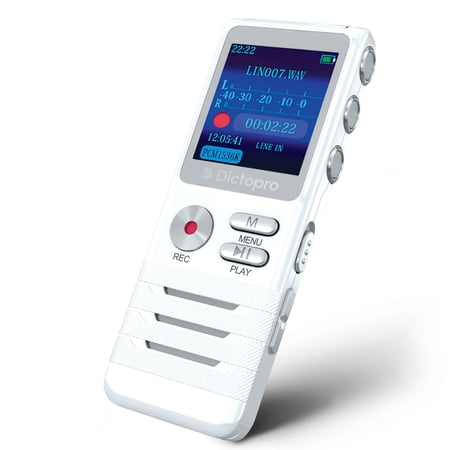 DICTOPRO X100 Digital Voice Activated Recorder for HD Recording Of Lectures And Meetings