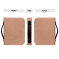 thumbnail image 4 of HELLHERO Pebbled PU Leather Bible Bag with Large Capacity, Portable Bible Cover for Church and Christian Prayer Bible Study, 4 of 12