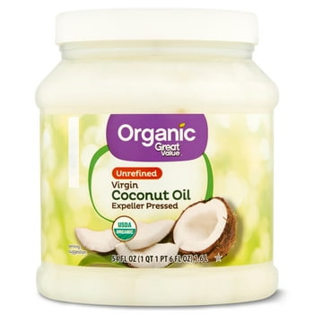 Great Value  Unrefined Virgin Coconut Oil, 54 fl oz