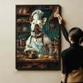 thumbnail image 6 of Funny Dog Kitchen Wall Art - Dining Room Wall Decor - Dogo Argentino Cooking Food Canvas Prints for Farmhouse Kitchen Decor, Modern Restaurant Painting Artwork, 6 of 6