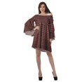 thumbnail image 3 of Moomaya Robe d'Été Dénudée pour Femmes, Robe de Plage en Coton avec Manches Cloche - TG, 3 of 5