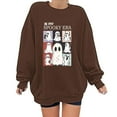 thumbnail image 2 of Meichang Women's Halloween Sweatshirts Oversized Long Sleeve Crew Neck Sweatshirt Cute Spooky Ghost Graphic Sweatshirts Fall Pullover, 2 of 6