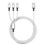 Multi Charging Cable, Multi Charger Cable Nylon Braided