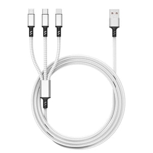 Multi Charging Cable, Multi Charger Cable Nylon Braided