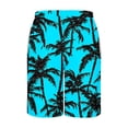 thumbnail image 6 of XUNKUSGA Mens Swim Trunks Fashion Hawaiian Mens Shorts with Mesh Lining Soft Breathable Mens Athletic Shorts Classic Adjustment Elastic Waist Beach Shorts,#6,S, 6 of 6
