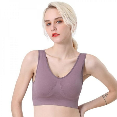 

Thread U-Shape Beauty Back Wirefree Sports Bra Breathable Quick-Dry Elastic Push Up Exposure-Proof Fintess Bralette