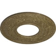 thumbnail image 3 of 29 3/8"OD x 11 5/8"ID x 1 1/8"P Anthony Ceiling Medallion (Fits Canopies up to 11 5/8"), Hand-Painted Mississippi Mud Crackle, 3 of 6