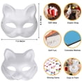 thumbnail image 2 of Máscaras de disfraces Therian OPPKIE con forma de gato y zorro, 3 unidades, para Halloween, 2 of 8