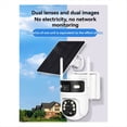 thumbnail image 4 of CáMara de Seguridad 4G para Exteriores con EnergíA Solar, Lente Dual de 4 MP, Pantalla Dual, PTZ, DeteccióN de Movimiento, Seguimiento AutomáTico, del Norte, 4 of 5