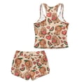 thumbnail image 7 of Psesaysky Capybara Watermelon Girls Tankini Two Piece Swimsuits Bathing Suits for Girls Round Neck Swim Tank Top and Drawstring Bottoms for 6-15Y, 7 of 7